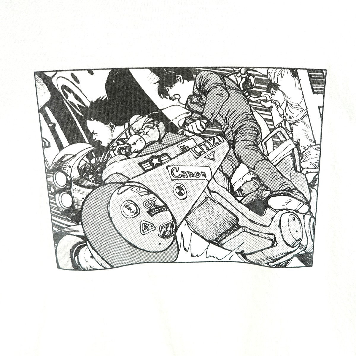 AKIRA×READYMADE 2019 AKIRA ART OF WALL アキラアートオブウォールコラボ ロゴ AKIRA バイク Tシャツ 古着・中古-2枚目のアイテム画像