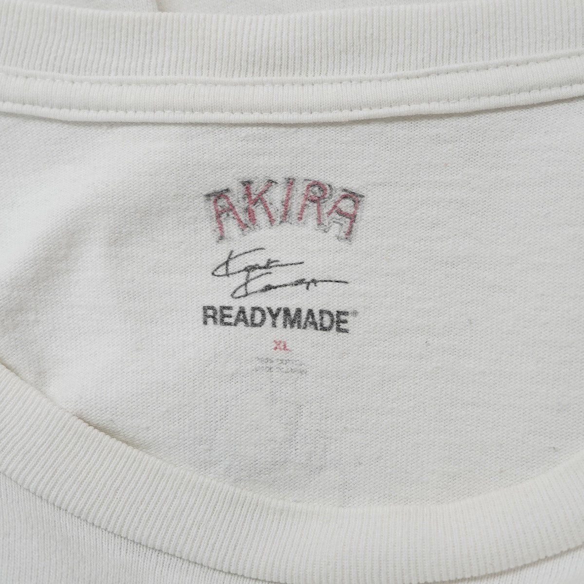 AKIRA×READYMADE 2019 AKIRA ART OF WALL アキラアートオブウォールコラボ ロゴ AKIRA バイク Tシャツ 古着・中古-5枚目のアイテム画像