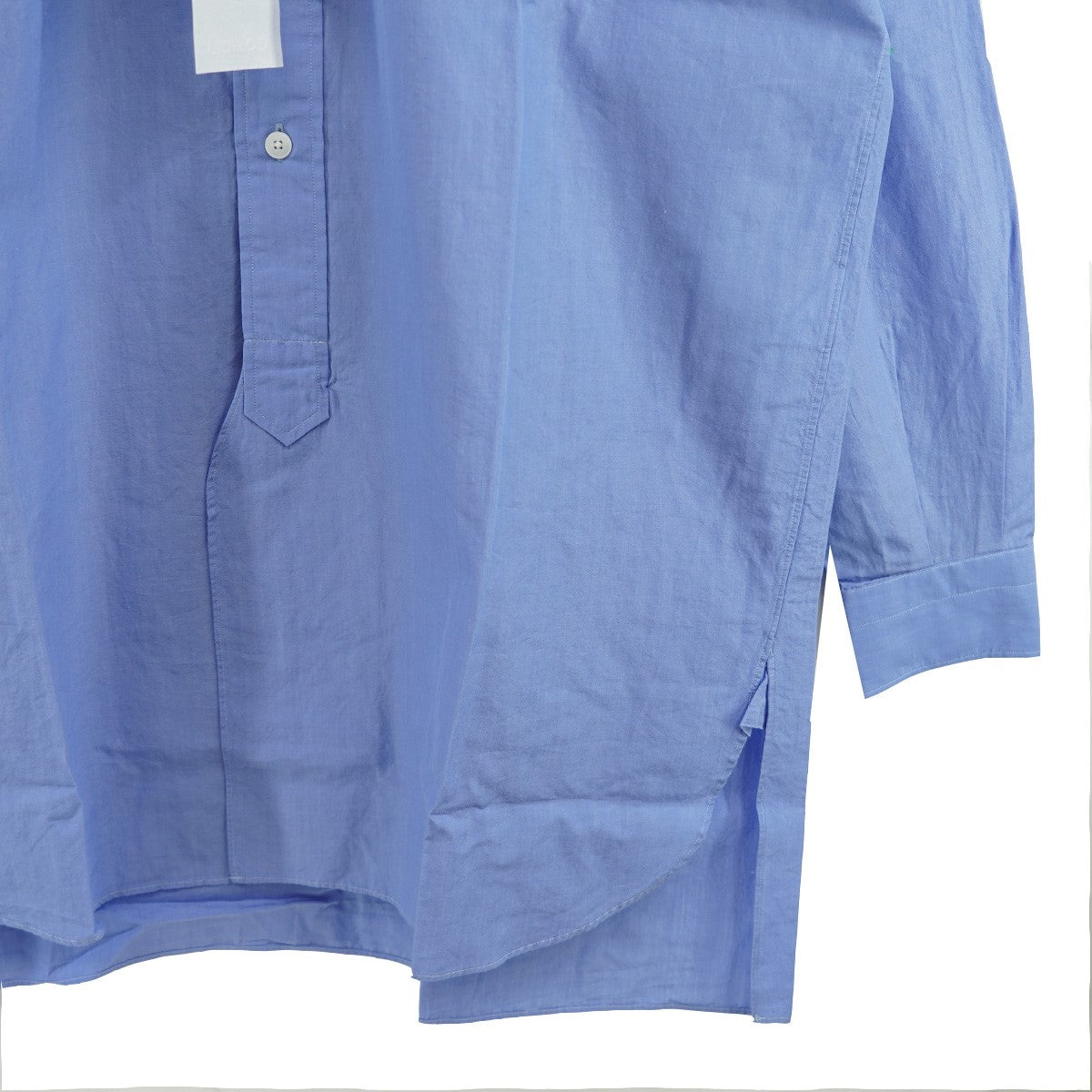 COMOLI 21AW バンドカラーシャツ 古着・中古-3枚目のアイテム画像