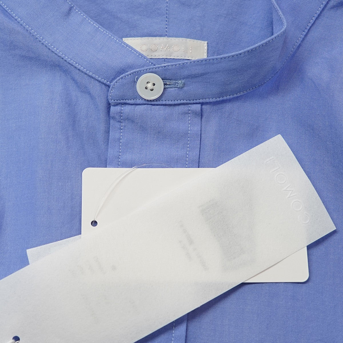 COMOLI(コモリ) 21AW バンドカラーシャツ 定価26400円 U03-02002