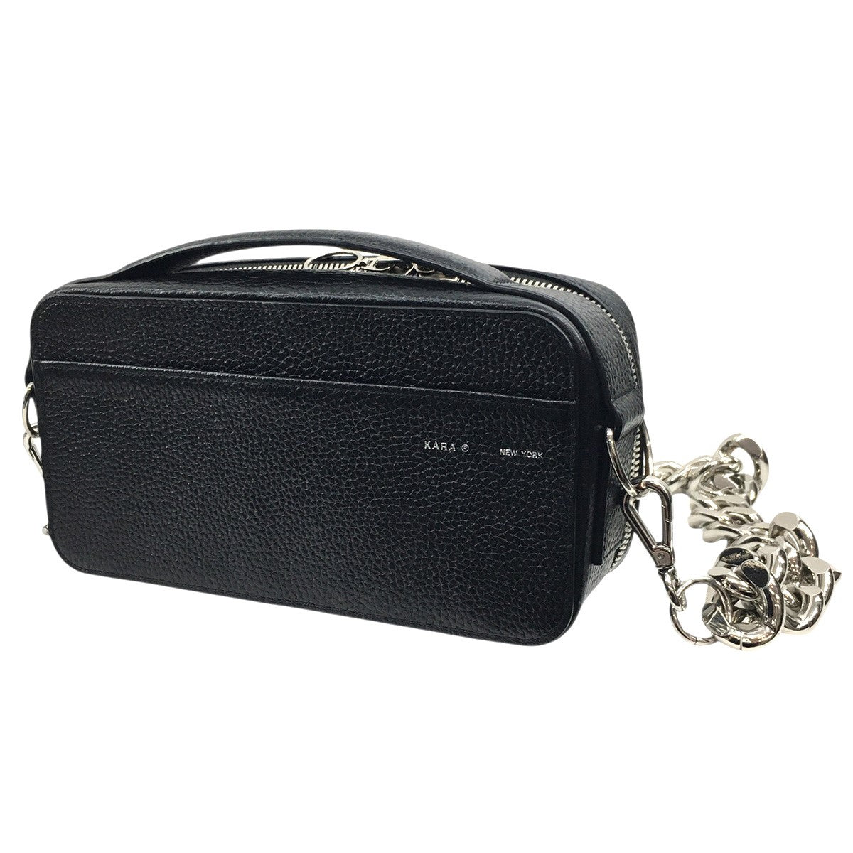 KARA Chain Doppkit チェーン・ドップキット ロゴ レザー ショルダー バッグ 鞄 古着・中古-1枚目のアイテム画像