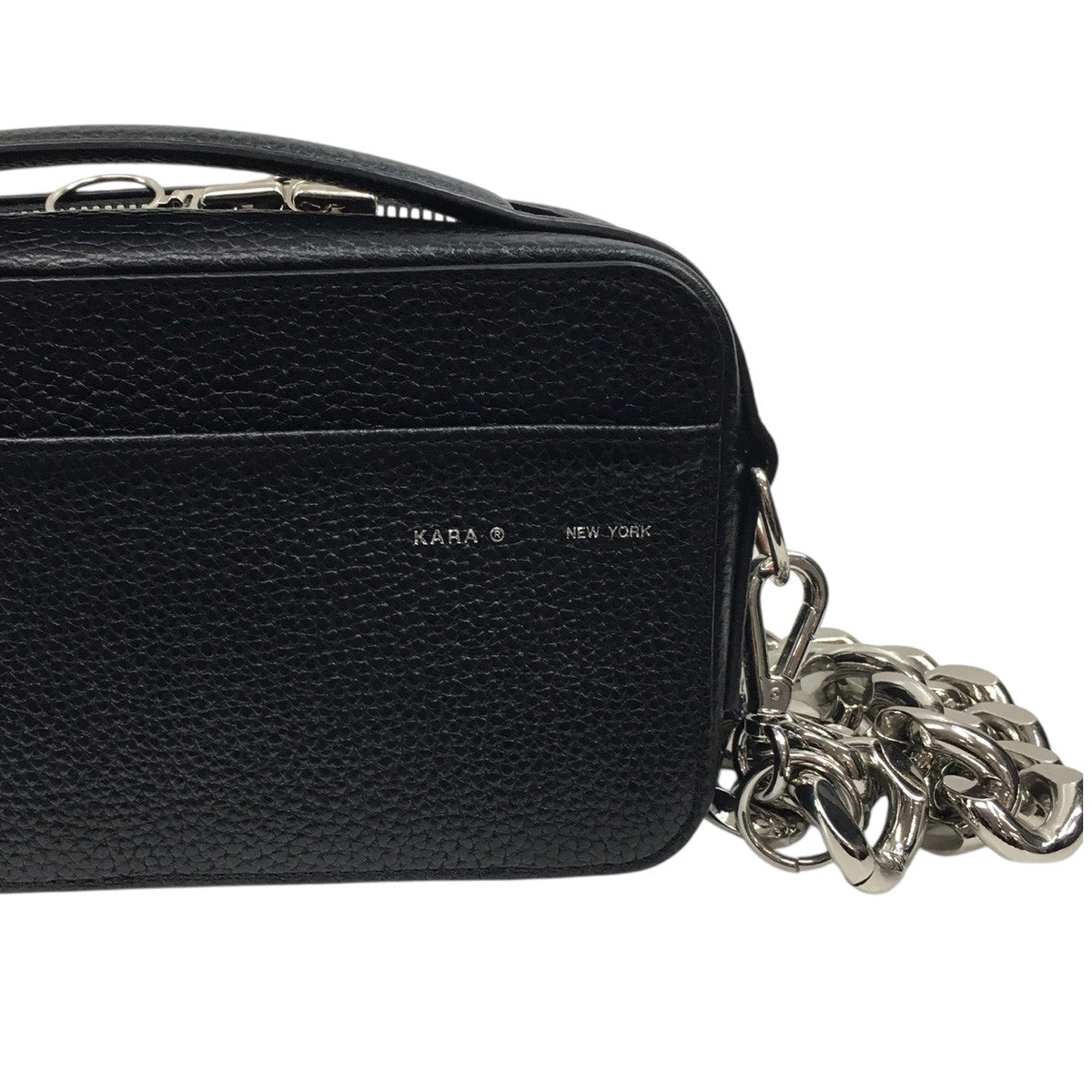 KARA Chain Doppkit チェーン・ドップキット ロゴ レザー ショルダー バッグ 鞄 古着・中古-3枚目のアイテム画像