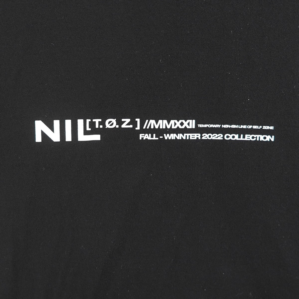 NILoS ／ JULIUS 22AW SAMPLE ロゴ オーバーサイズ Ｔシャツ 古着・中古-4枚目のアイテム画像