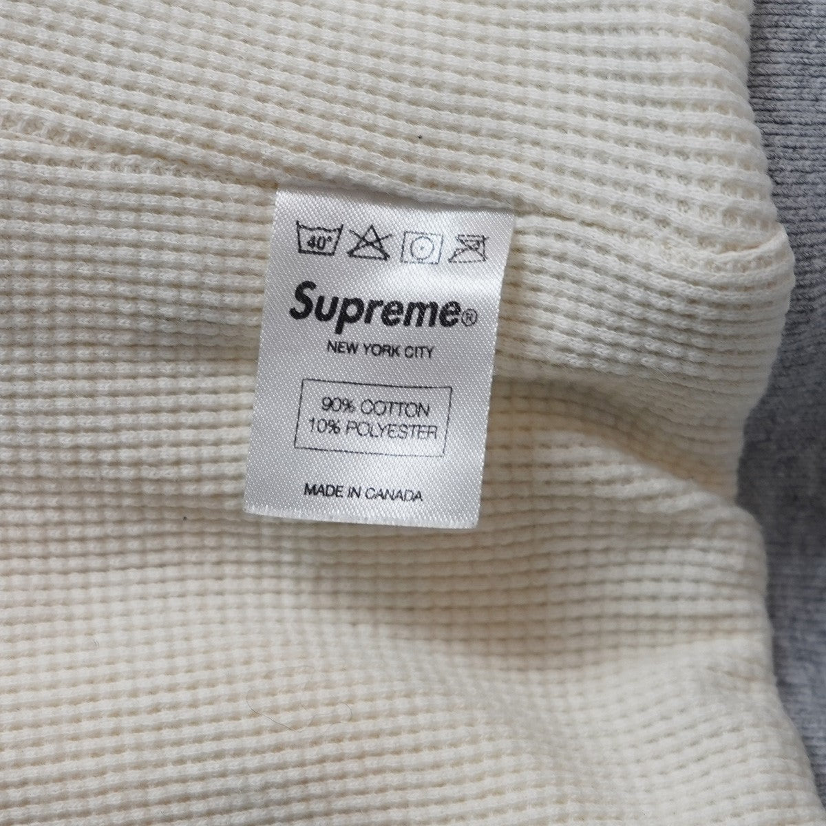Supreme 11AW Hood Logo Thermal Zip Up Hoodieフード ロゴ サーマル ジップアップ フーディー パーカー 古着・中古-10枚目のアイテム画像