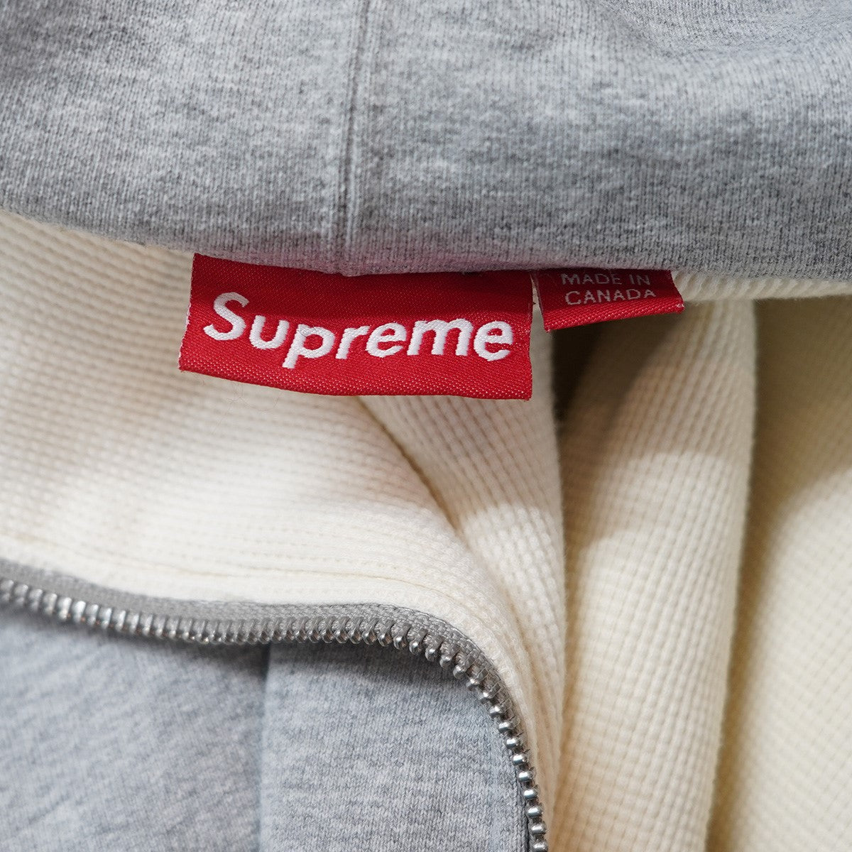 Supreme 11AW Hood Logo Thermal Zip Up Hoodieフード ロゴ サーマル ジップアップ フーディー パーカー 古着・中古-8枚目のアイテム画像