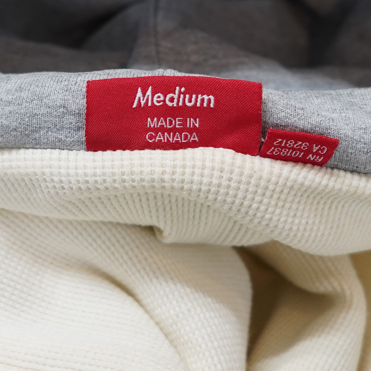 Supreme 11AW Hood Logo Thermal Zip Up Hoodieフード ロゴ サーマル ジップアップ フーディー パーカー 古着・中古-9枚目のアイテム画像