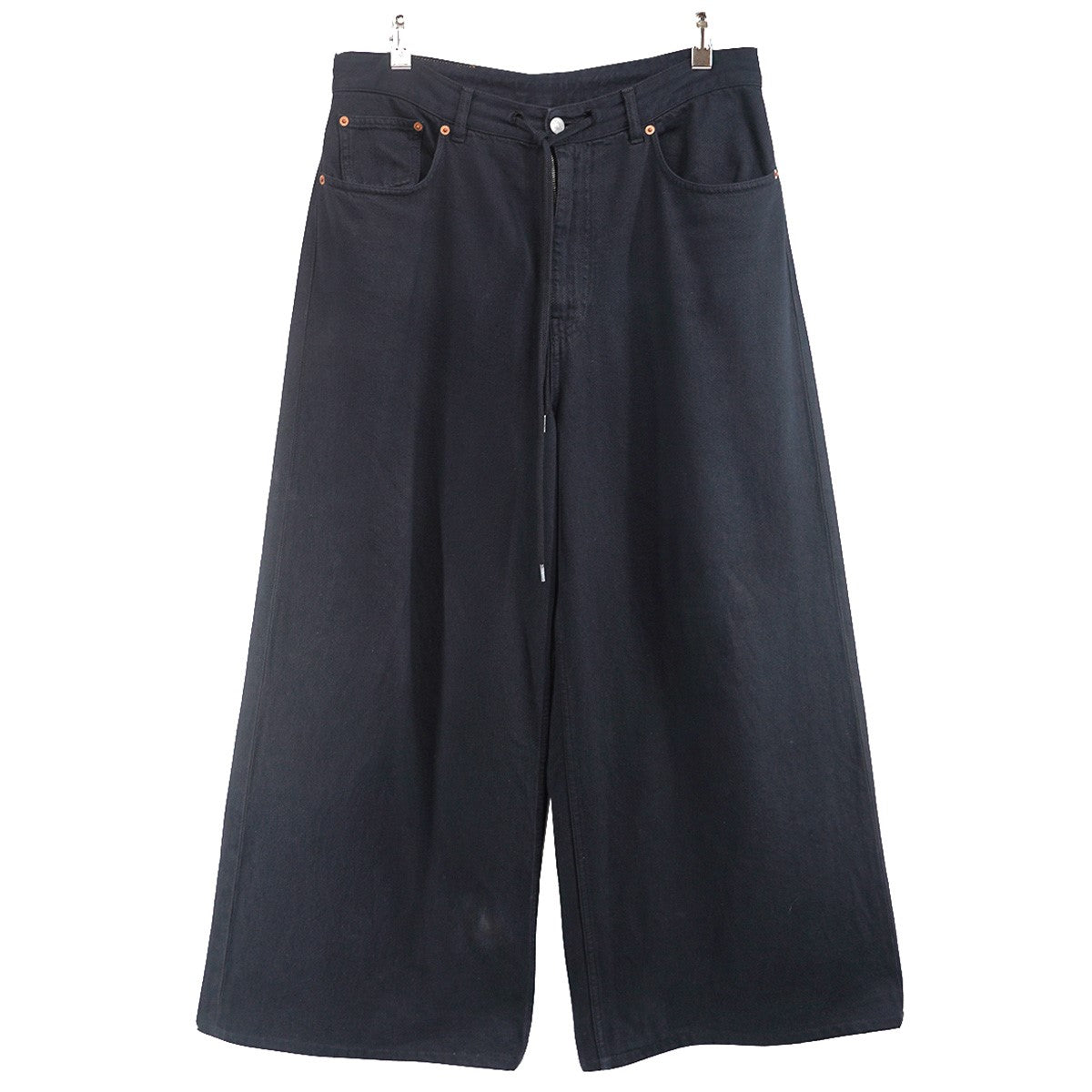 MM6 Maison Margiela 24AW ライトウェイトデニム 5ポケットトラウザーズ ワイド バギー パンツ 古着・中古-1枚目のアイテム画像