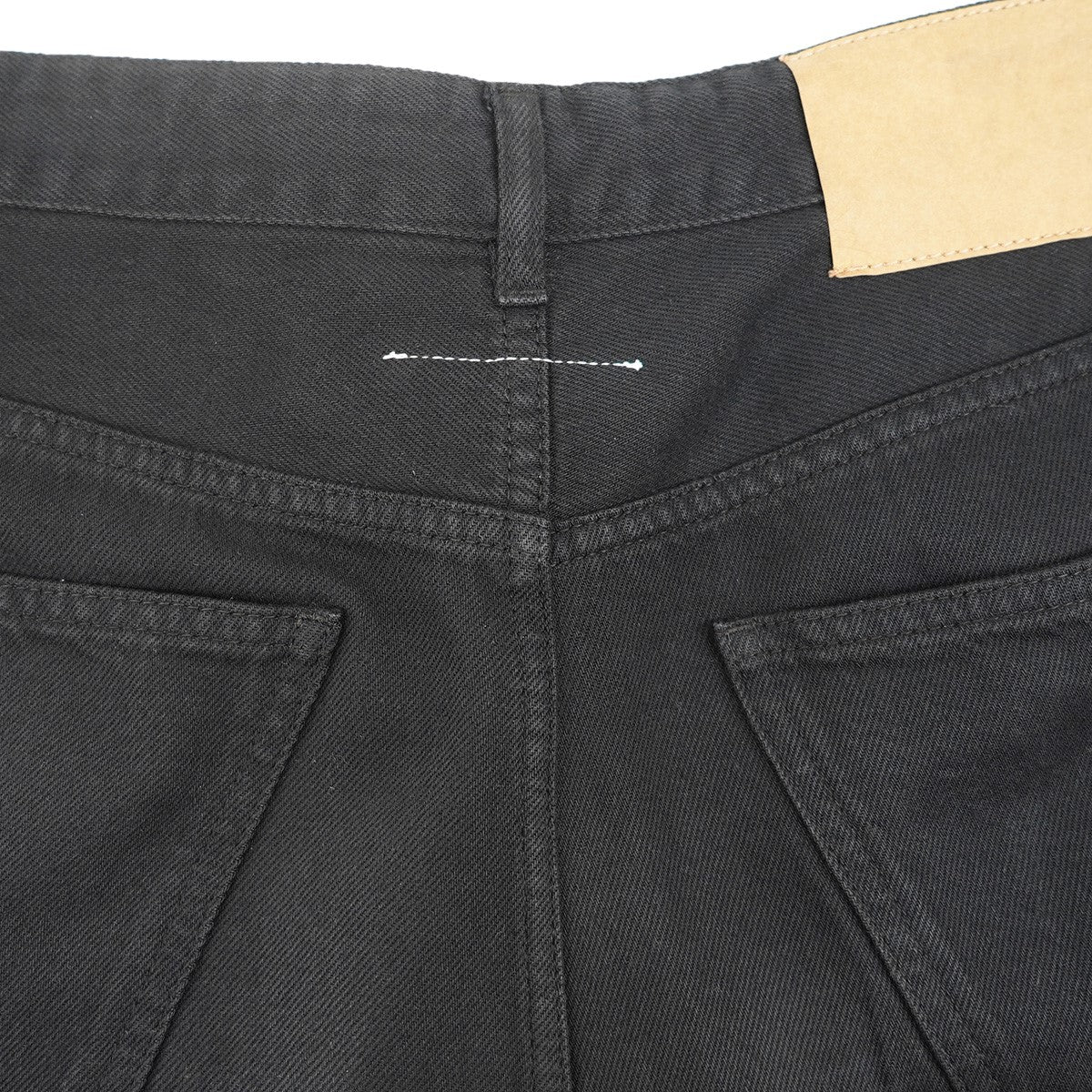 MM6 Maison Margiela 24AW ライトウェイトデニム 5ポケットトラウザーズ ワイド バギー パンツ 古着・中古-4枚目のアイテム画像