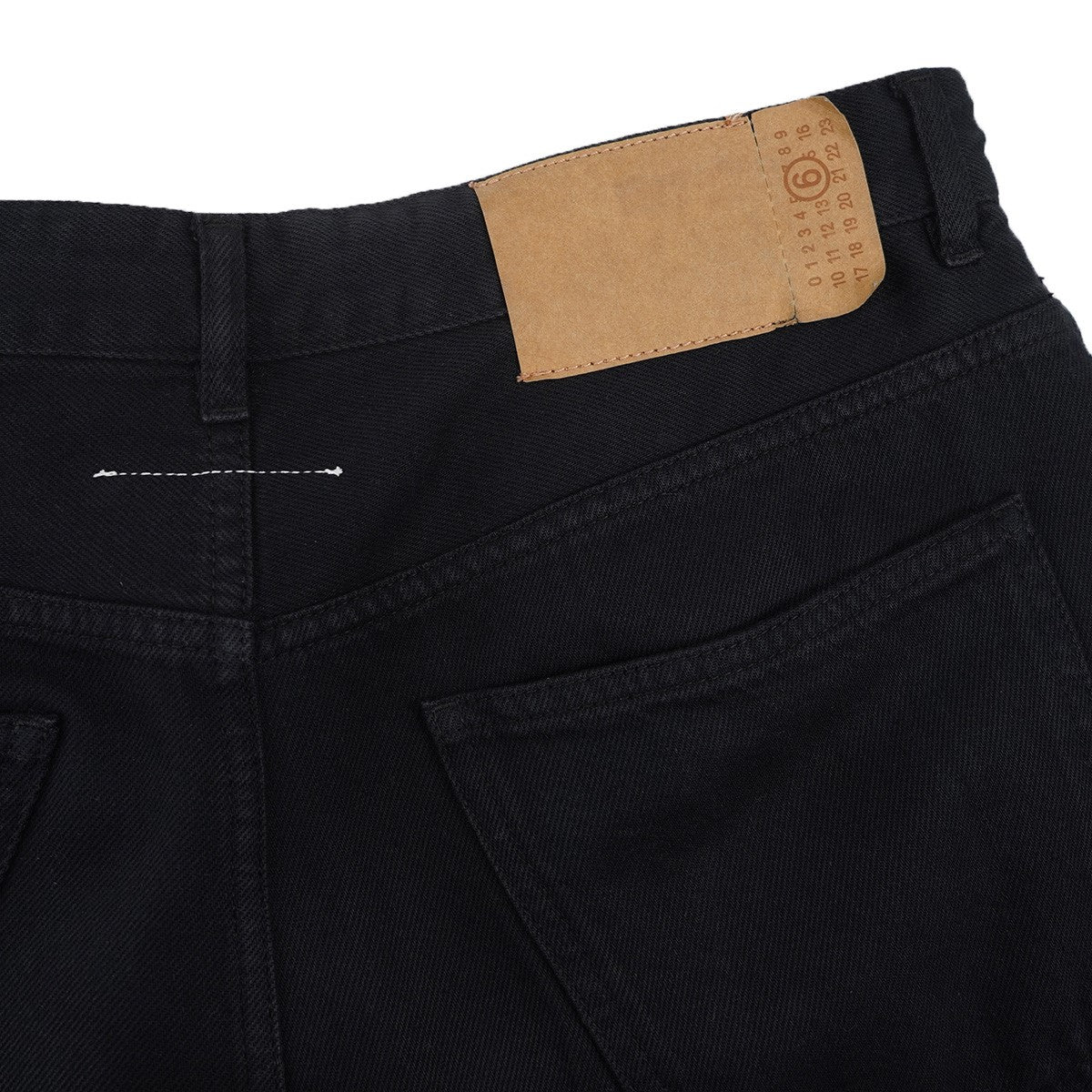 MM6 Maison Margiela 24AW ライトウェイトデニム 5ポケットトラウザーズ ワイド バギー パンツ 古着・中古-5枚目のアイテム画像