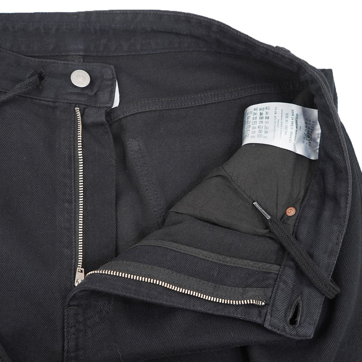 MM6 Maison Margiela 24AW ライトウェイトデニム 5ポケットトラウザーズ ワイド バギー パンツ 古着・中古-6枚目のアイテム画像