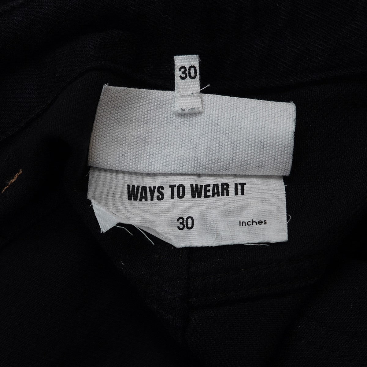 MM6 Maison Margiela 24AW ライトウェイトデニム 5ポケットトラウザーズ ワイド バギー パンツ 古着・中古-8枚目のアイテム画像