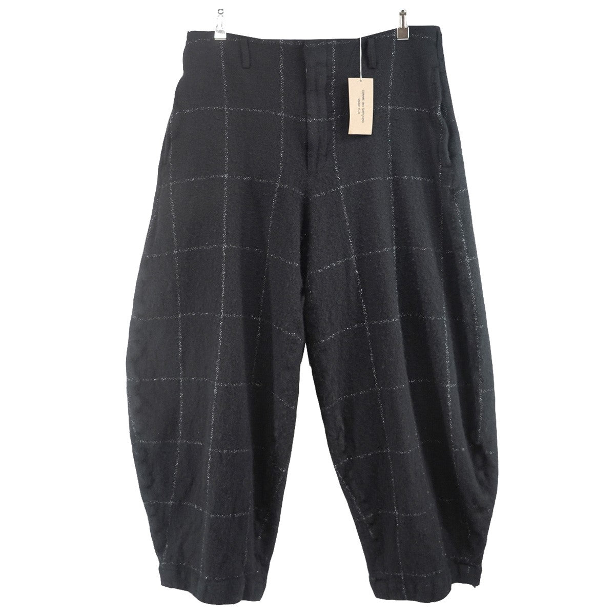 COMME des GARCONS HOMME PLUS 25AW ウール ワイド チェック パンツ 古着・中古-1枚目のアイテム画像