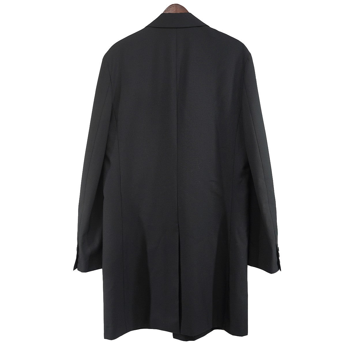 Ground Y (Yohji Yamamoto) 22AW ウールギャバジン ワンボタン ロングジャケット テーラード コート 古着・中古-3枚目のアイテム画像
