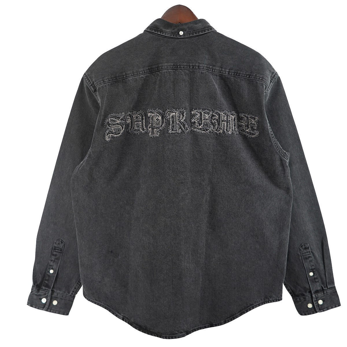 Supreme(シュプリーム) 25AW Applique Denim Shirtバックロゴ