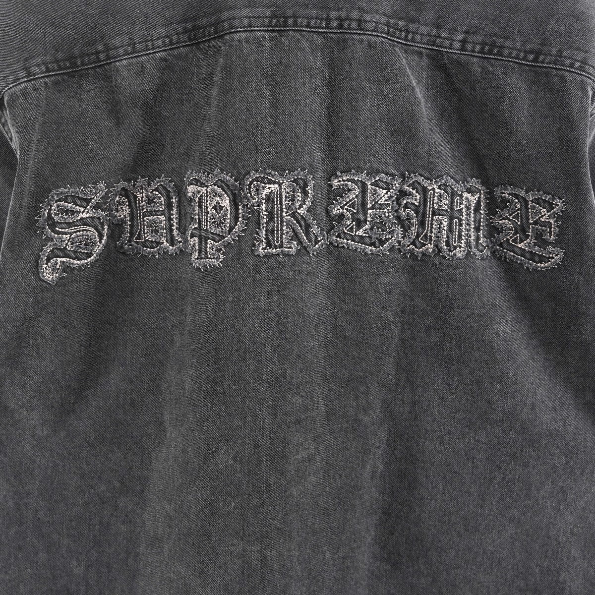 Supreme(シュプリーム) 25AW Applique Denim Shirtバックロゴ