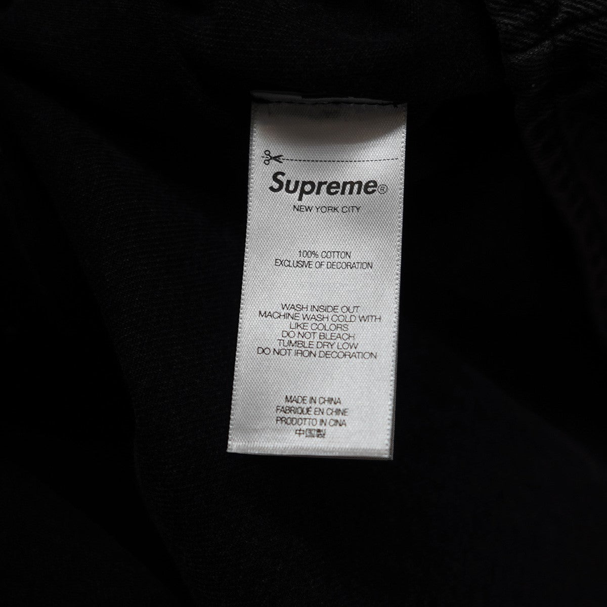 Supreme 25AW Applique Denim Shirtバックロゴ アップリケ デニムシャツ 古着・中古-7枚目のアイテム画像
