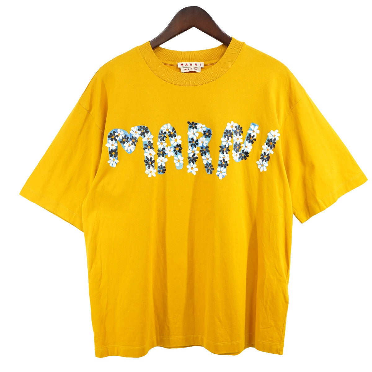 MARNI 22SS DAISY LOGO PRINT T-SHIRTオーバーサイズ デイジー フラワー ロゴ Tシャツ 古着・中古-1枚目のアイテム画像
