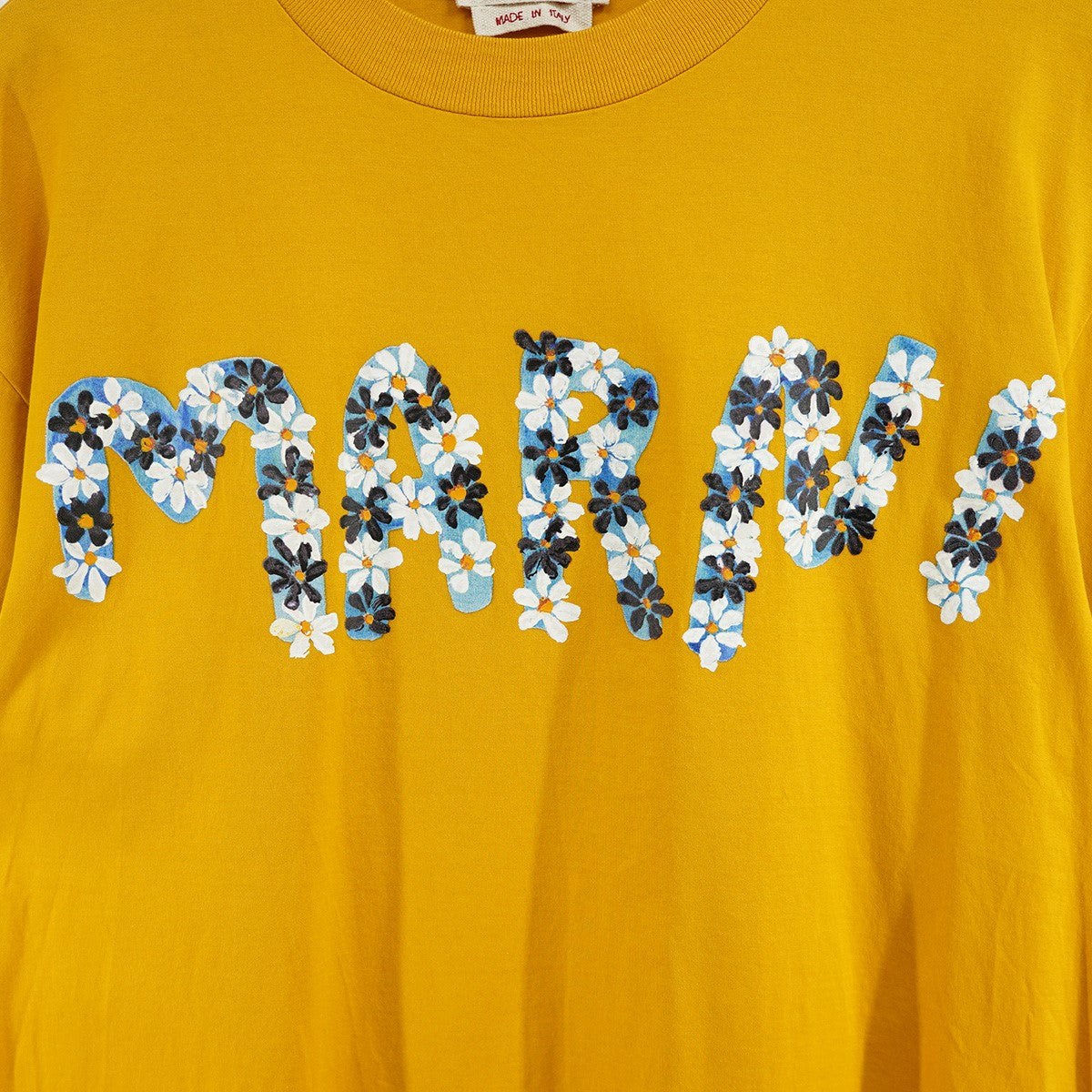 MARNI 22SS DAISY LOGO PRINT T-SHIRTオーバーサイズ デイジー フラワー ロゴ Tシャツ 古着・中古-2枚目のアイテム画像