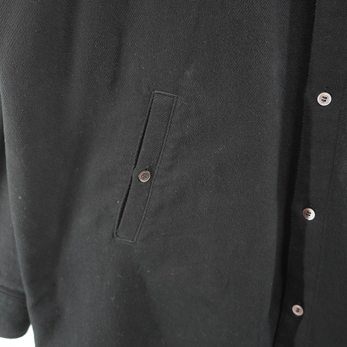UNDERCOVER 25AW コットンビッグシャツ バック ロゴ オーバーサイズLong Sleeve Overshirt L／S Shirt 古着・中古-7枚目のアイテム画像