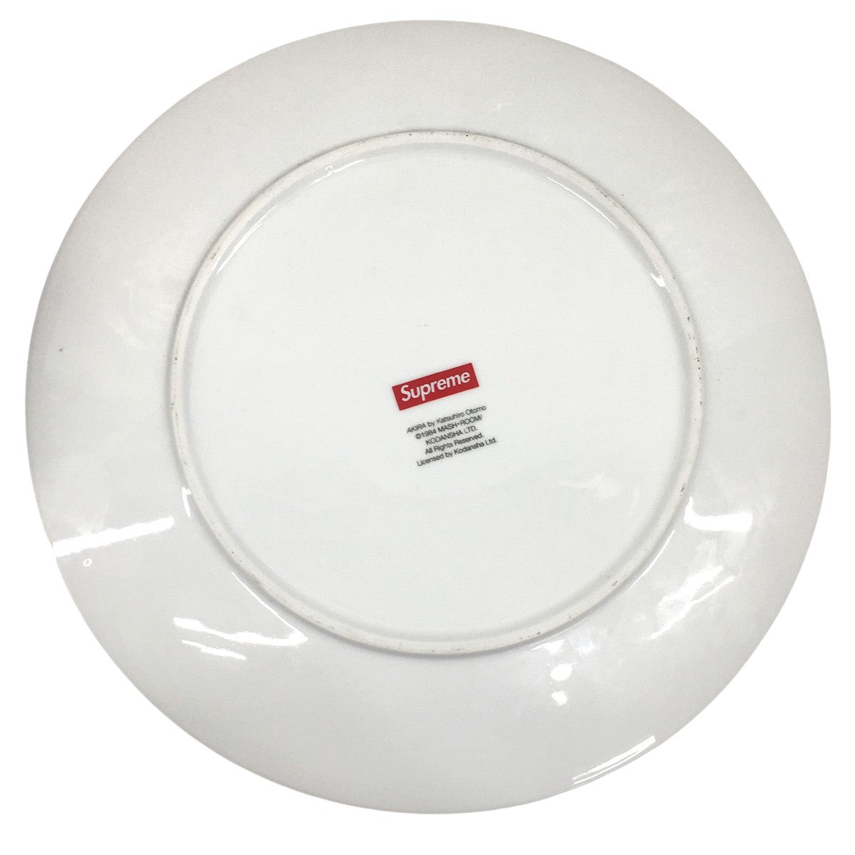 Supreme 17AW AKIRA／Supreme Pill Ceramic Plateアキラ コラボ ロゴ 大友克洋 マンガ アニメ ピル セラミック プレート 皿 古着・中古-3枚目のアイテム画像