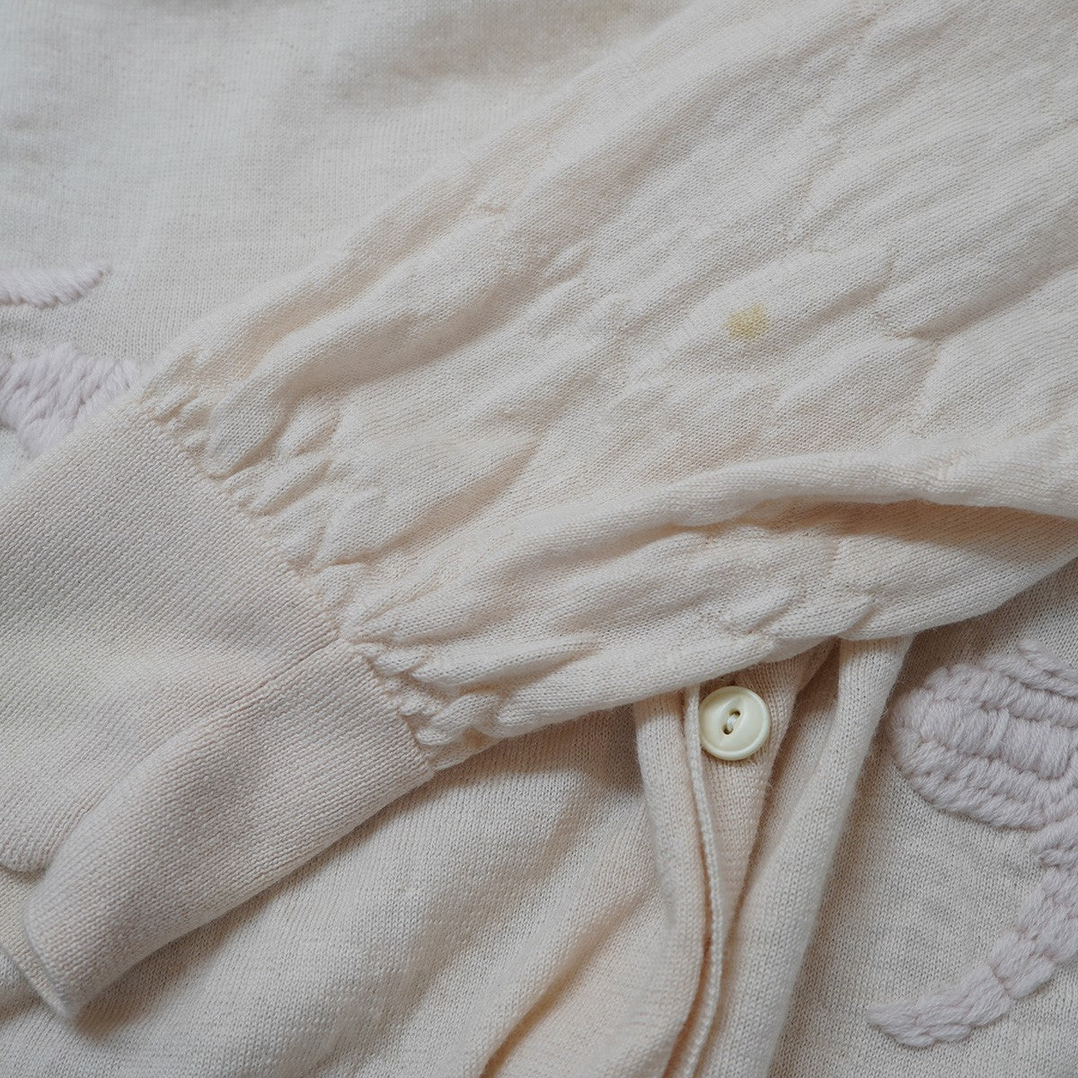 TOGA ARCHIVES 21AW 刺繍 デザイン ウール ニット 薄手 カーディガン 古着・中古-5枚目のアイテム画像