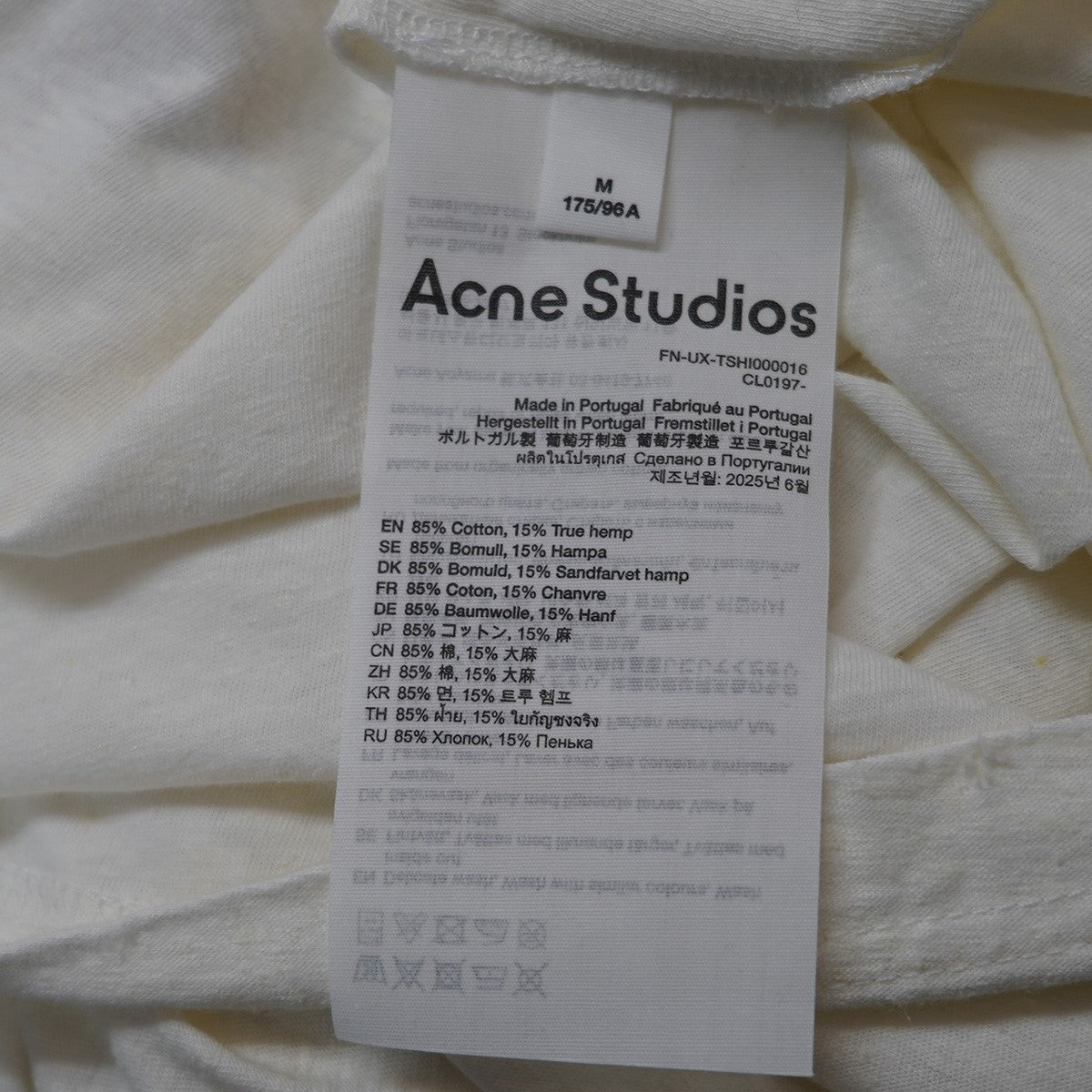 ACNE STUDIOS(アクネストゥディオズ) 25AW ロゴTシャツ - リラックス