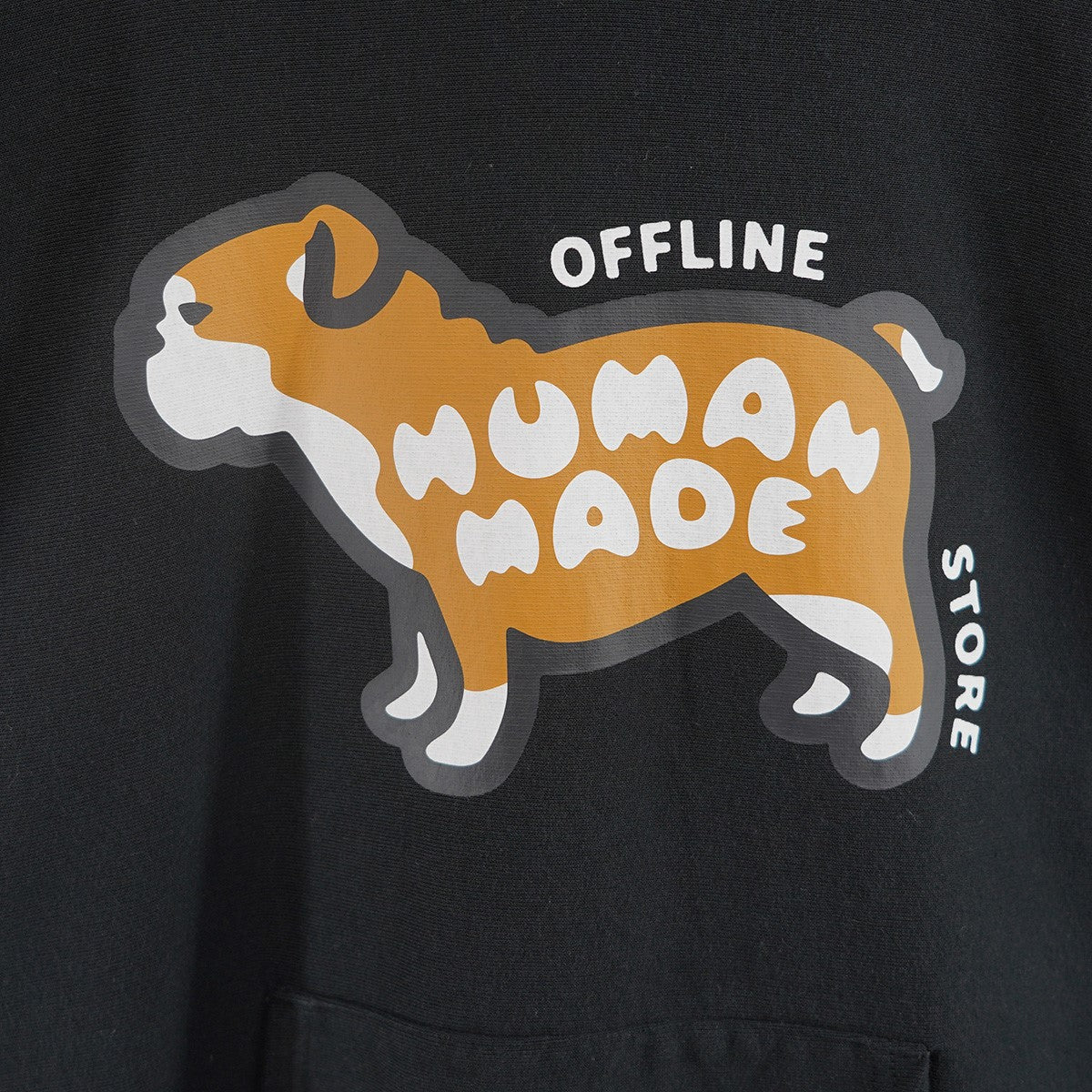 HUMAN MADE 25AW Stores Exclusive Animal Hoodie Offline Storeストア限定 アニマル フーディー オフラインストア ドッグ ロゴ パーカー 古着・中古-2枚目のアイテム画像