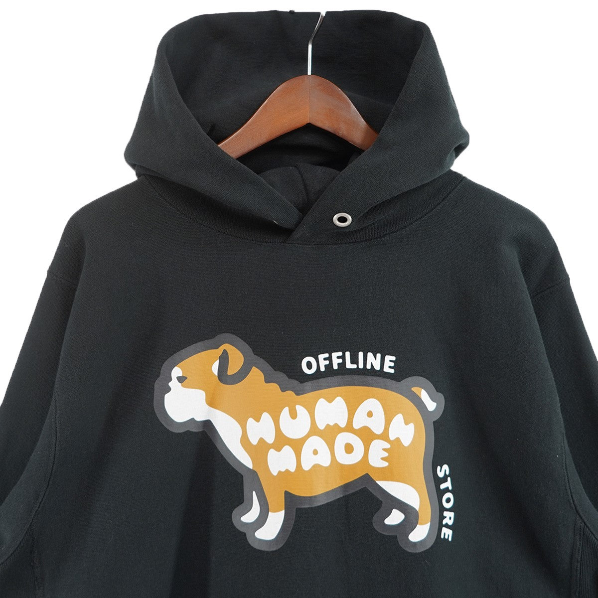 HUMAN MADE 25AW Stores Exclusive Animal Hoodie Offline Storeストア限定 アニマル フーディー オフラインストア ドッグ ロゴ パーカー 古着・中古-3枚目のアイテム画像
