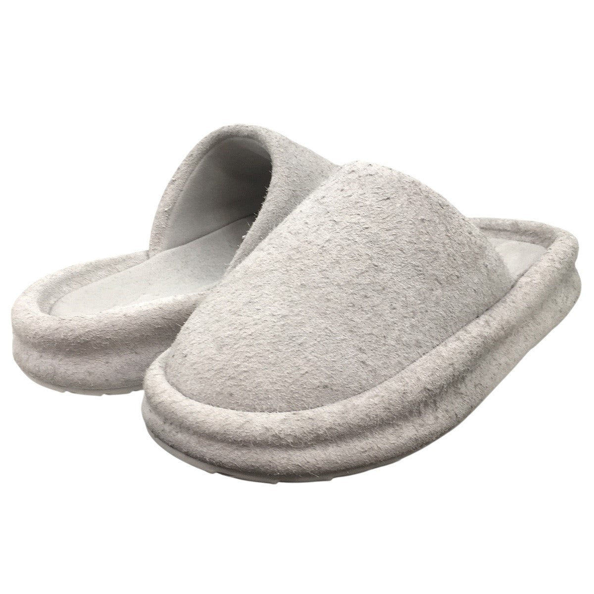 25AW REST SLIPPER HAIRY SUEDE HAILEY GREYレスト スリッパー ヘアリー スエード スリッパ サンダル シューズ 靴