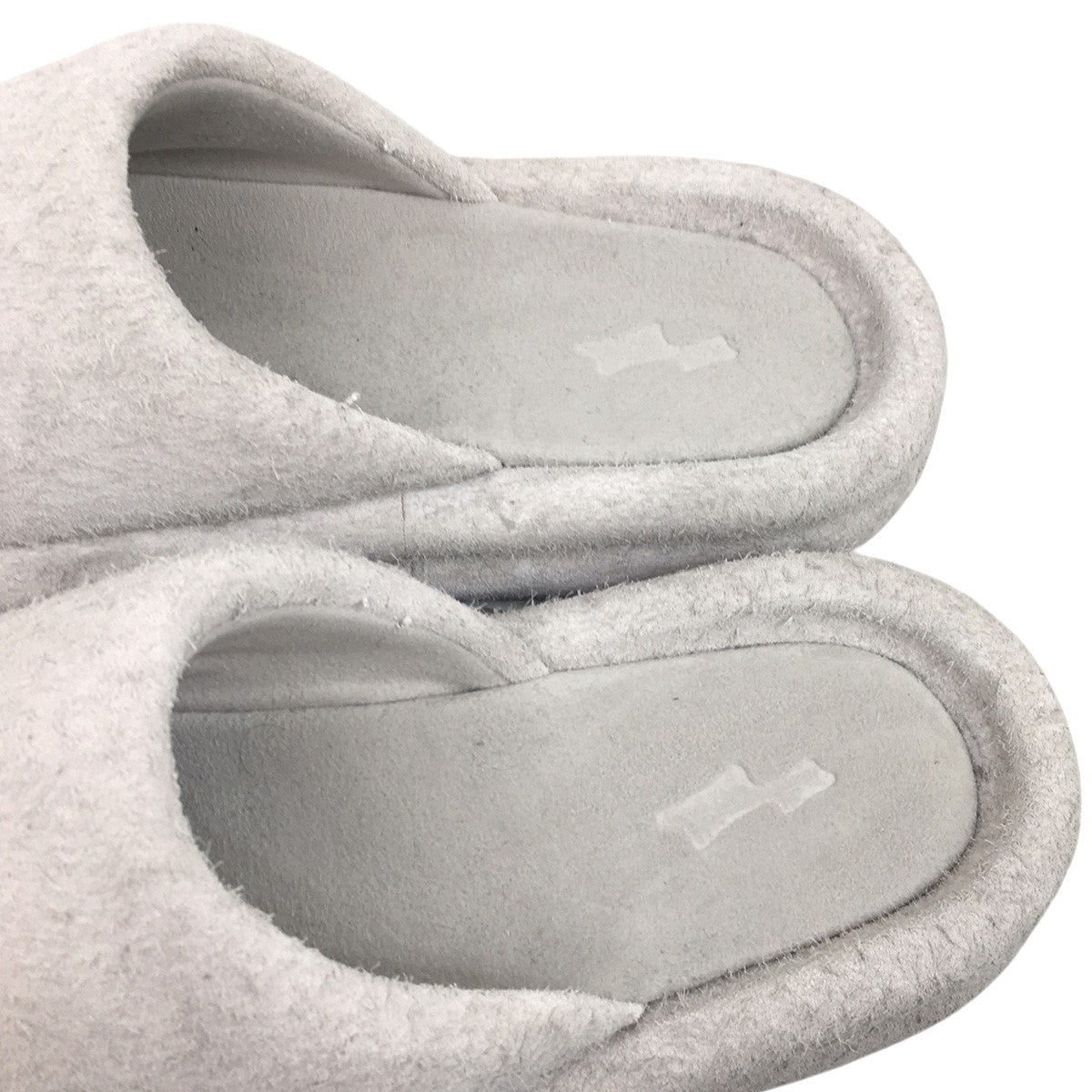 25AW REST SLIPPER HAIRY SUEDE HAILEY GREYレスト スリッパー ヘアリー スエード スリッパ サンダル シューズ 靴