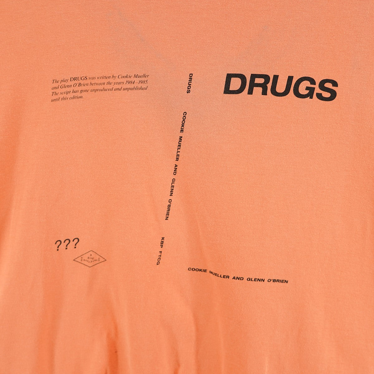 RAF SIMONS 18AW Drugs Tee ドラッグス 半袖Tシャツ 古着・中古-2枚目のアイテム画像