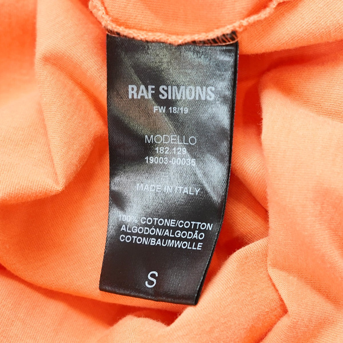 RAF SIMONS 18AW Drugs Tee ドラッグス 半袖Tシャツ 古着・中古-8枚目のアイテム画像