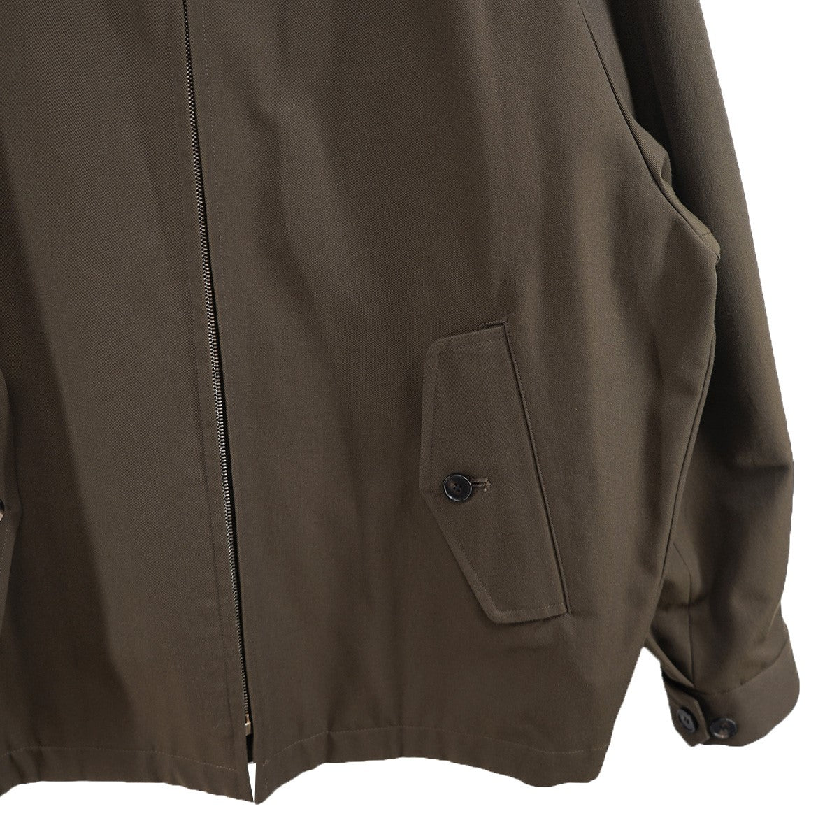 The CLASIK 21AW HARRINGTON WOOL DORMEUIL Sporty Etonドーメル社製 ウールコットン ハリントンジャケット ブルゾン 古着・中古-4枚目のアイテム画像