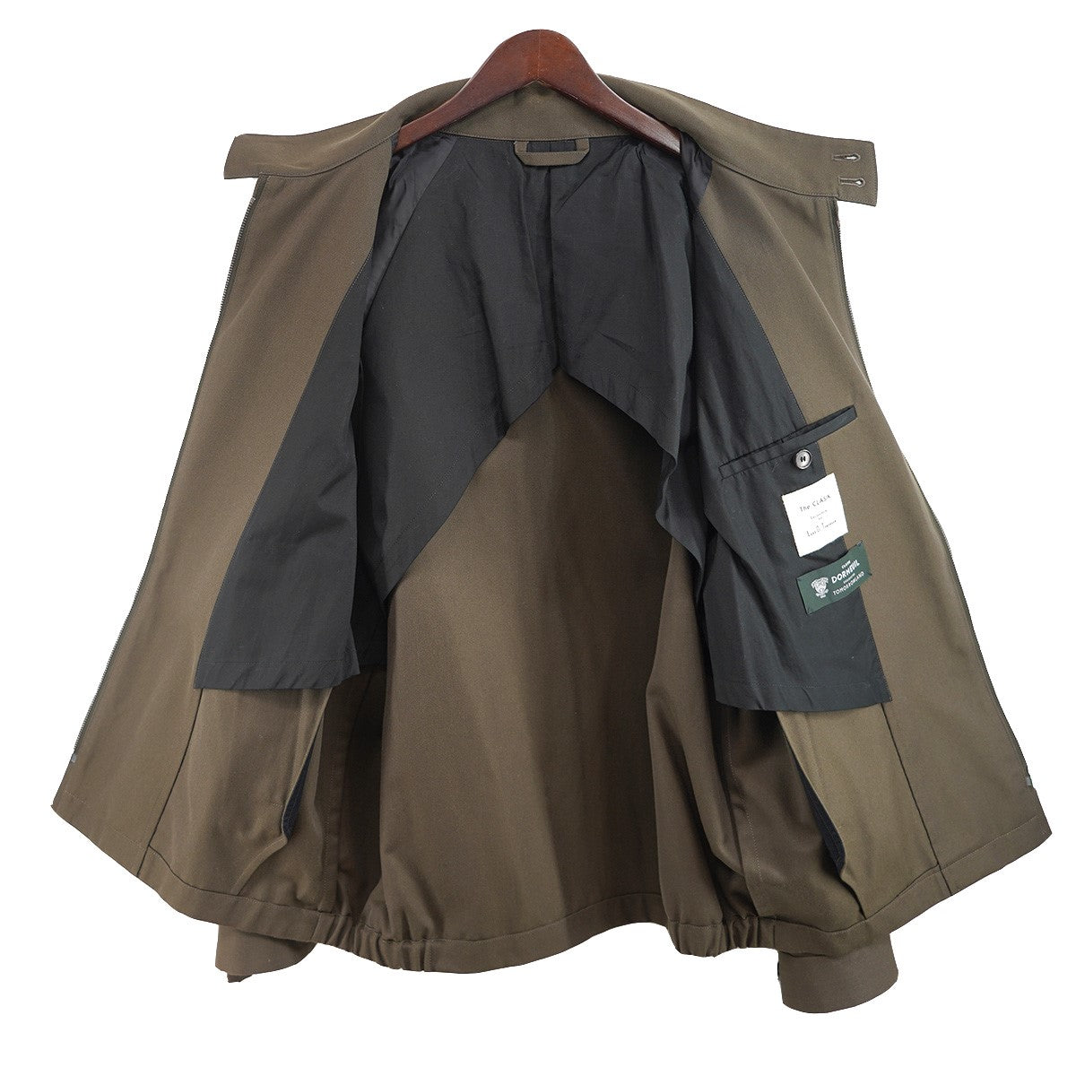The CLASIK 21AW HARRINGTON WOOL DORMEUIL Sporty Etonドーメル社製 ウールコットン ハリントンジャケット ブルゾン 古着・中古-5枚目のアイテム画像