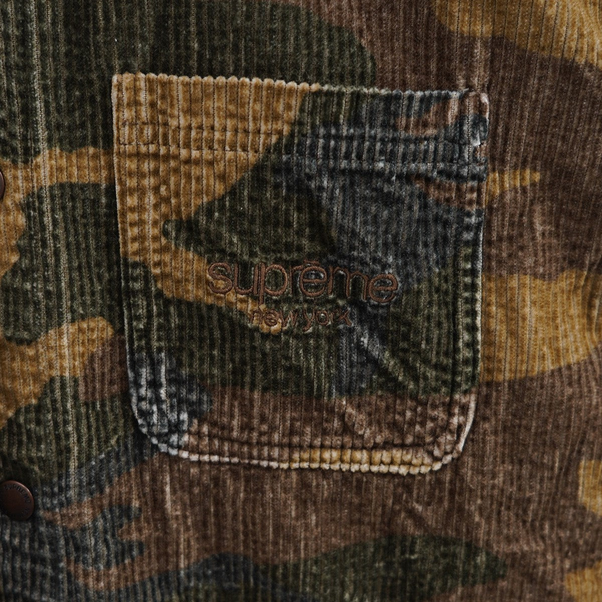 25AW  Wide Wale Corduroy Snap Shirt Woodland Camoワイド ウォール コーデュロイ スナップシャツ