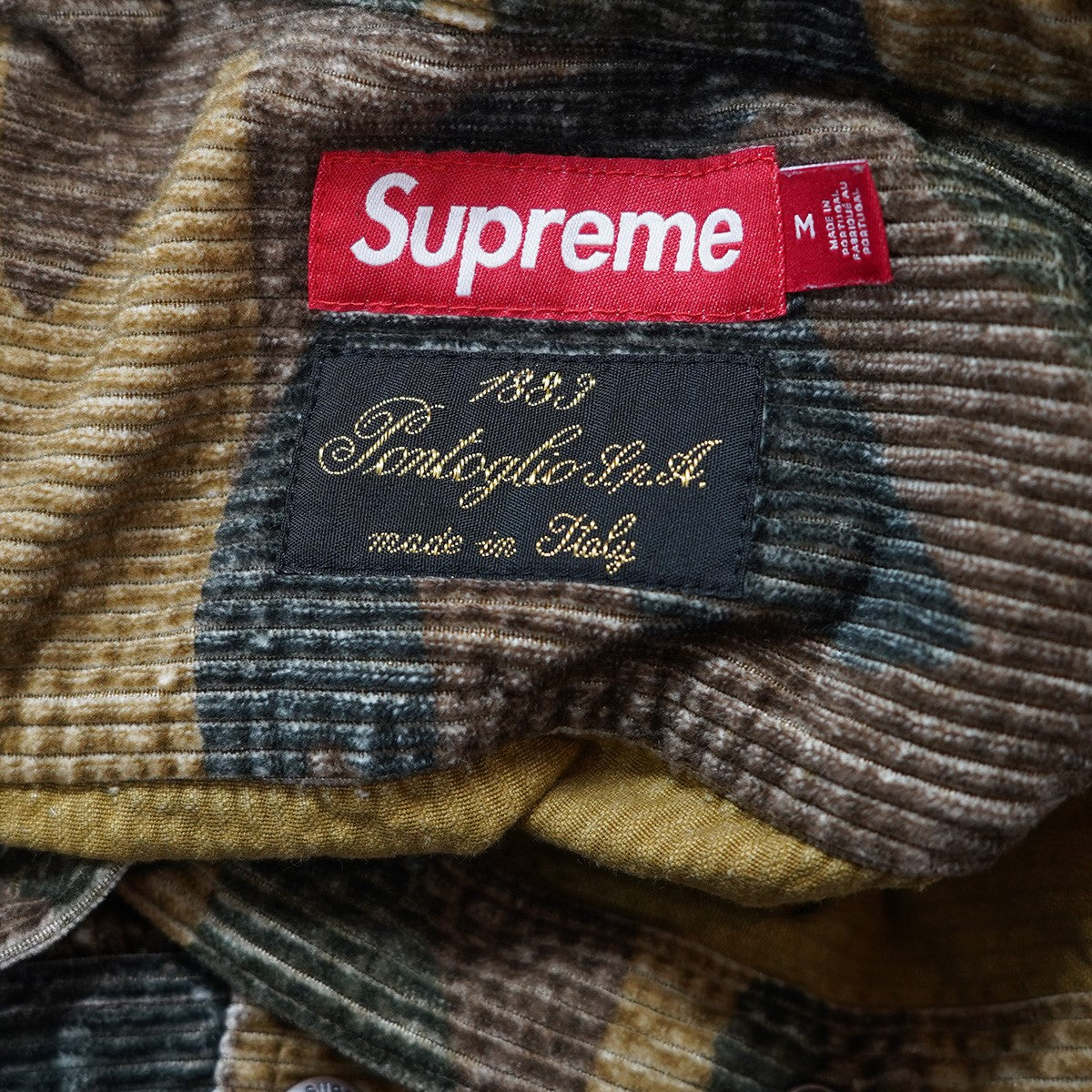 25AW  Wide Wale Corduroy Snap Shirt Woodland Camoワイド ウォール コーデュロイ スナップシャツ