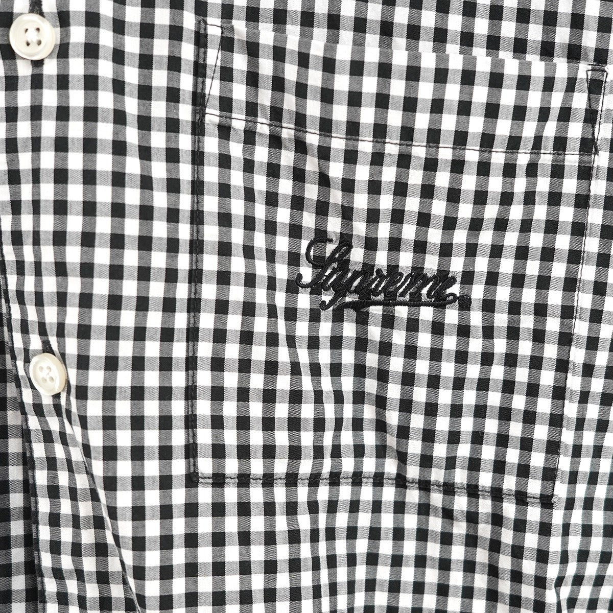 Supreme(シュプリーム) 21SS Gingham S／S Shirtロゴ ギンガムチェック