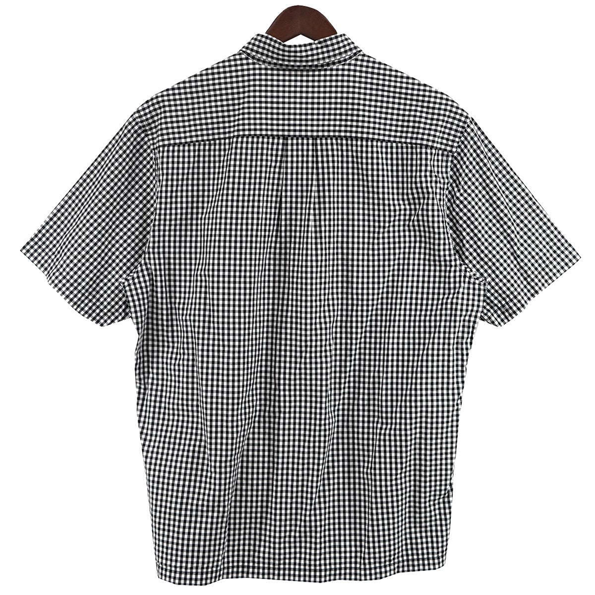 Supreme 21SS Gingham S／S Shirtロゴ ギンガムチェック 半袖シャツ 古着・中古-3枚目のアイテム画像
