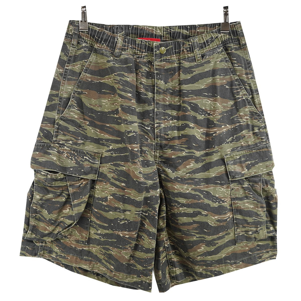 Supreme 24SS Cargo Short Olive Tiger Camoカーゴ ショーツ イージー ハーフパンツ 古着・中古-1枚目のアイテム画像
