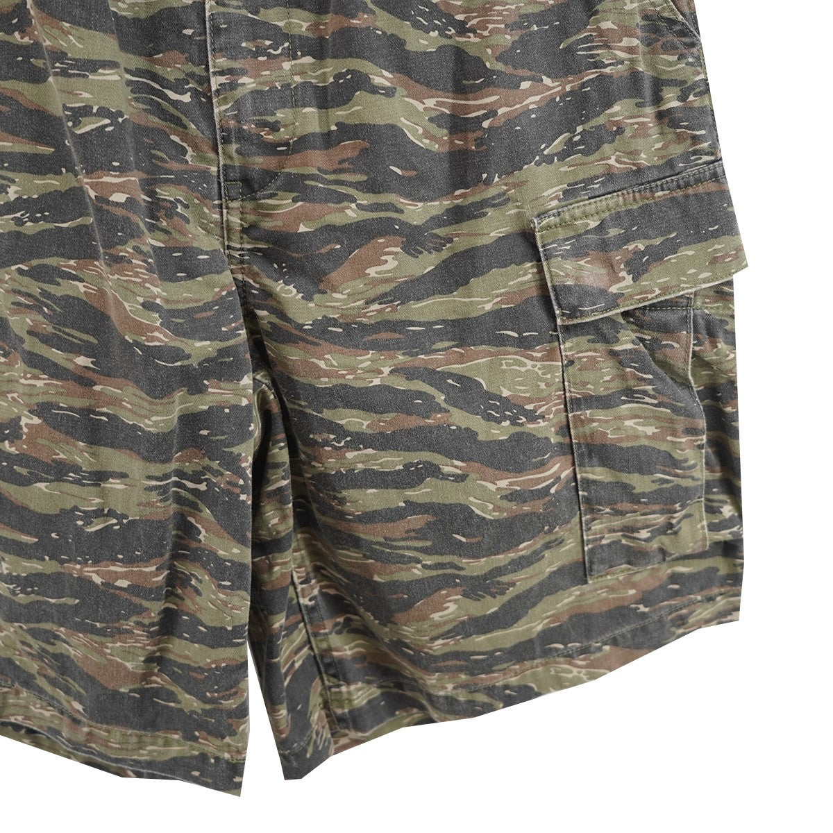 Supreme 24SS Cargo Short Olive Tiger Camoカーゴ ショーツ イージー ハーフパンツ 古着・中古-2枚目のアイテム画像