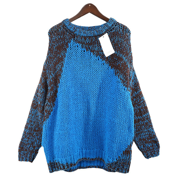 YOKE(ヨーク) 24SS INTARSIA CREWNECK SWEATERインターシャ コットン