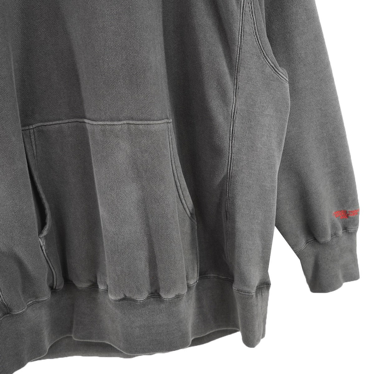 UNDERCOVER 22AW STRANGER THINGS Hellfire Club Capsule Collectionストレンジャーシングス オーバーサイズ Vintage ヴィンテージ加工 ロゴ パーカー 古着・中古-5枚目のアイテム画像