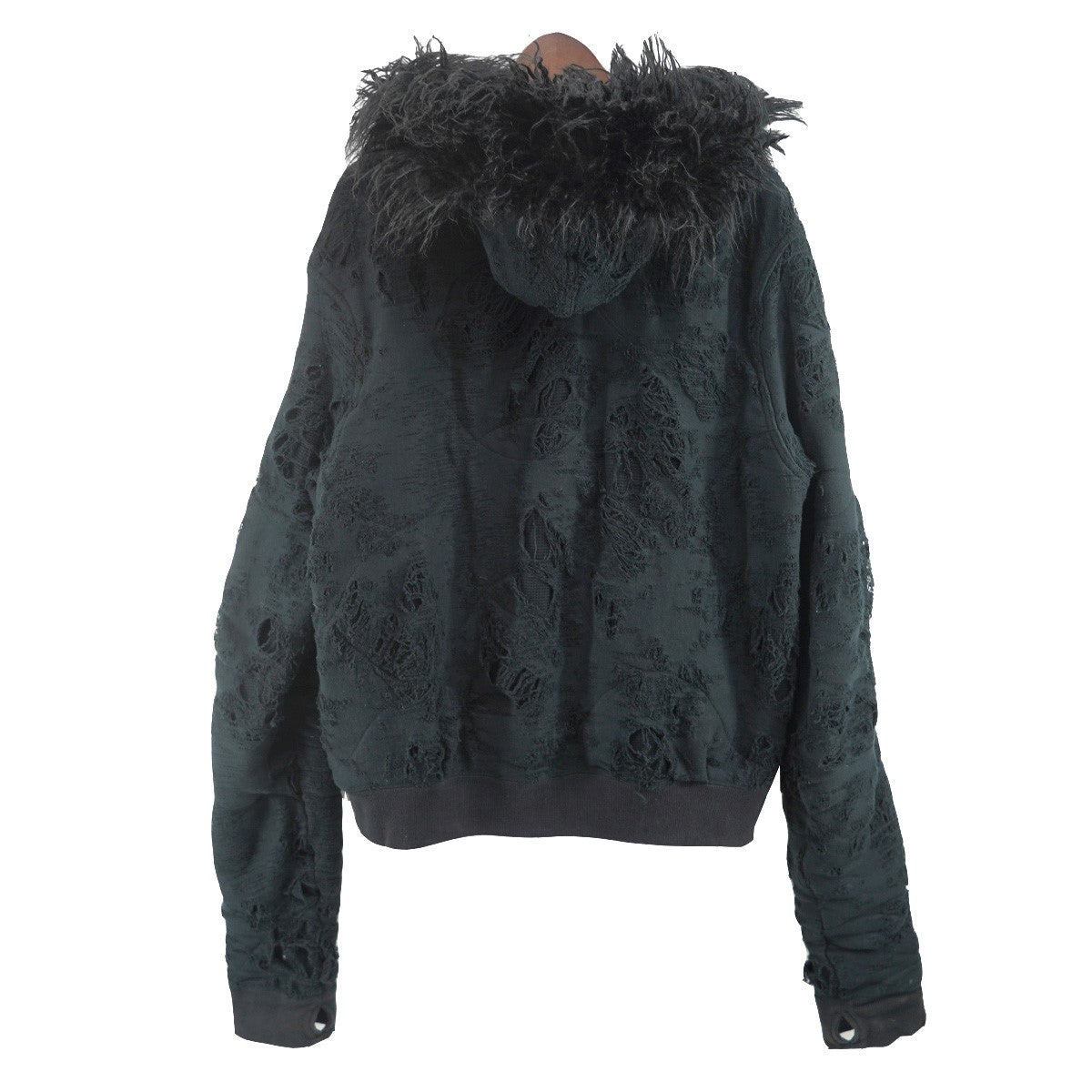 FILTH(フィルス) 25AW DESTROY ZIP UP ／ BLKデストロイ ダメージ 加工