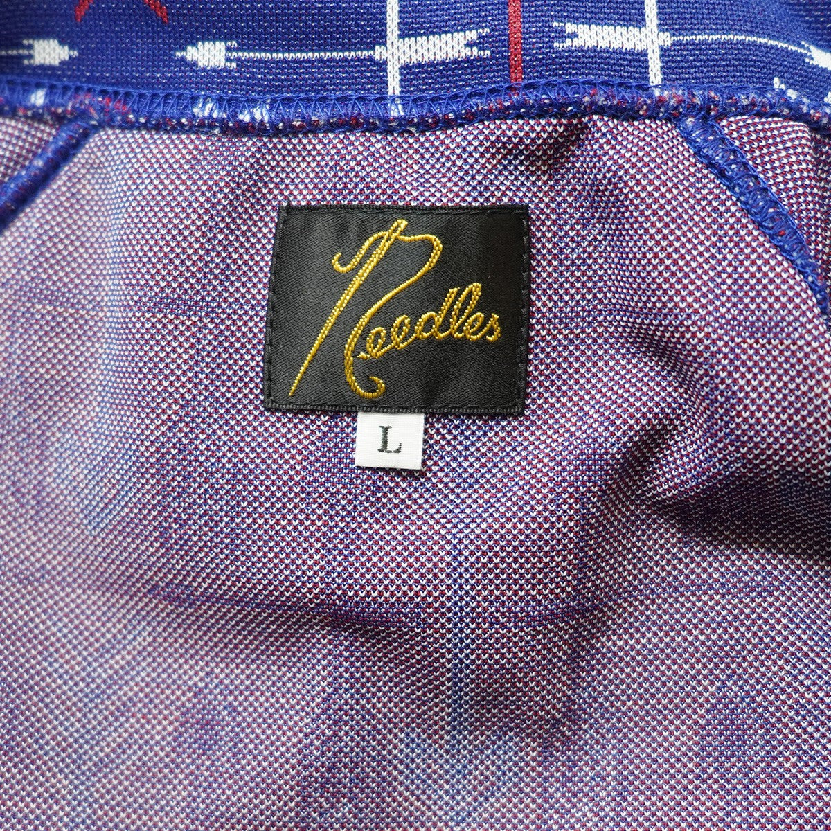 Needles 23SS Arrow Track Jacket - Poly Jq．アロー柄 ポリジャカード トラックジャケット 古着・中古-4枚目のアイテム画像