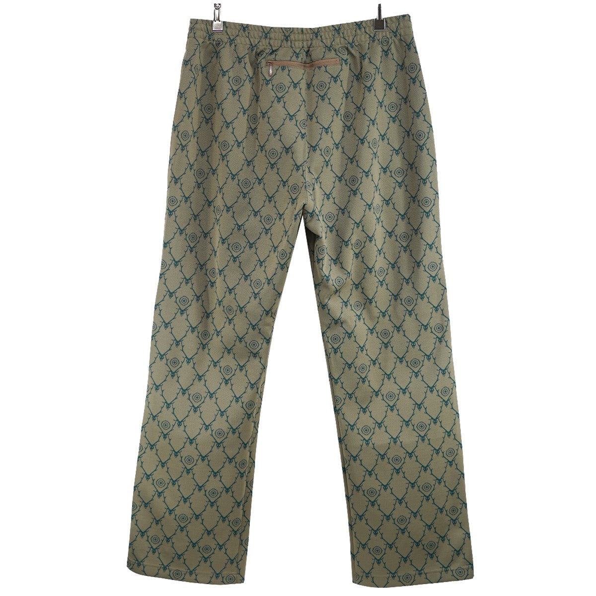 south2 west8 23AW Trainer Pant - Poly Jq． ／ Skull＆Target サウスツーウエストエイトトレーナー イージー トラック ジャージー 総柄 パンツ 古着・中古-3枚目のアイテム画像