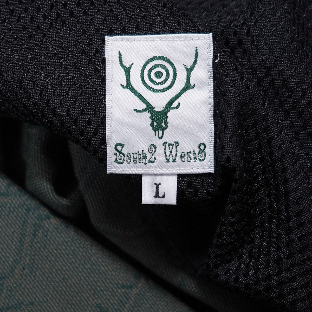 south2 west8 23AW Trainer Pant - Poly Jq． ／ Skull＆Target サウスツーウエストエイトトレーナー イージー トラック ジャージー 総柄 パンツ 古着・中古-4枚目のアイテム画像