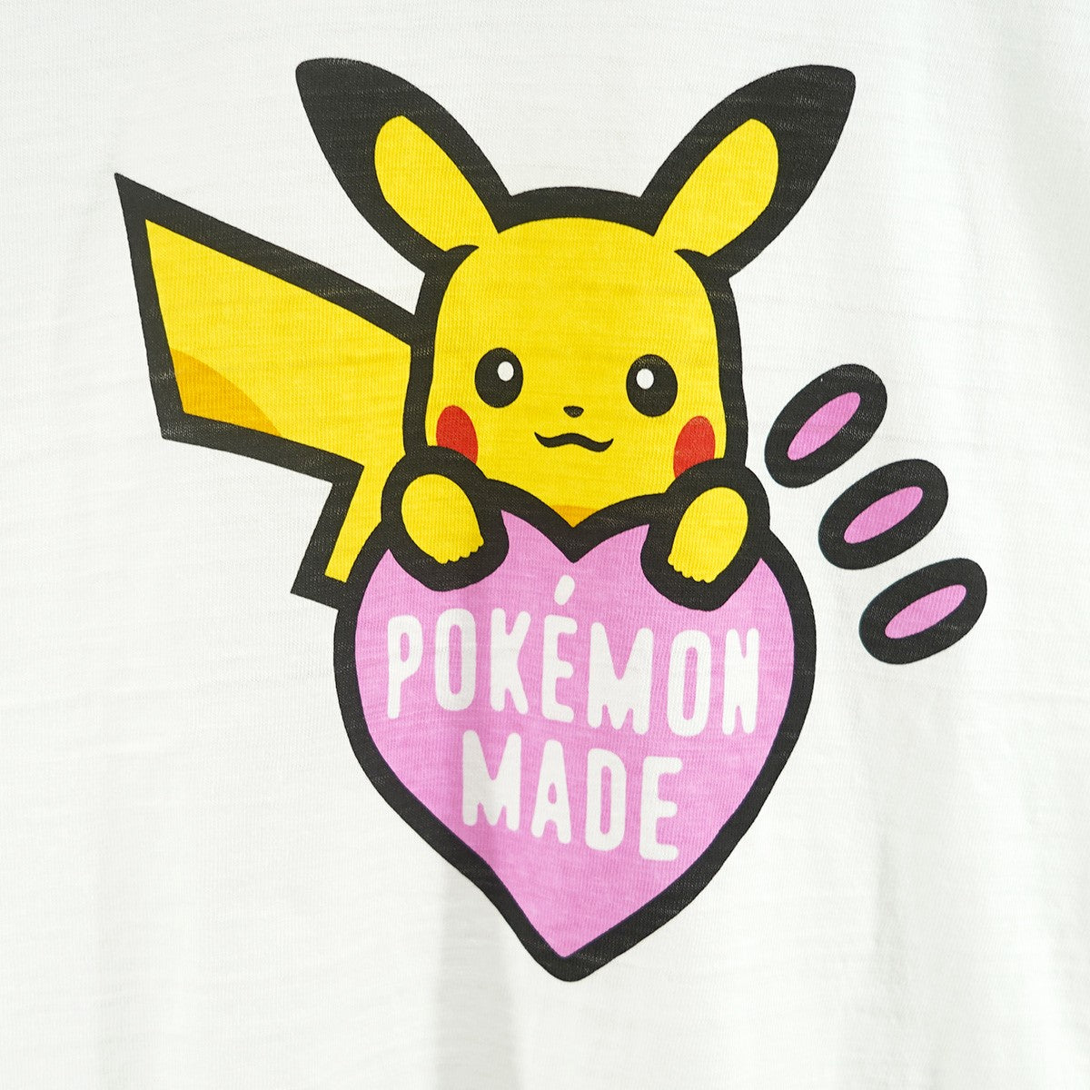 HUMAN MADE×Pokemon 25AW Pokemon Made Graphic T-Shirt (Pikachu) Harajukuポケモン メイド グラフィック ロゴ Tシャツ ピカチュウ)原宿 古着・中古-2枚目のアイテム画像