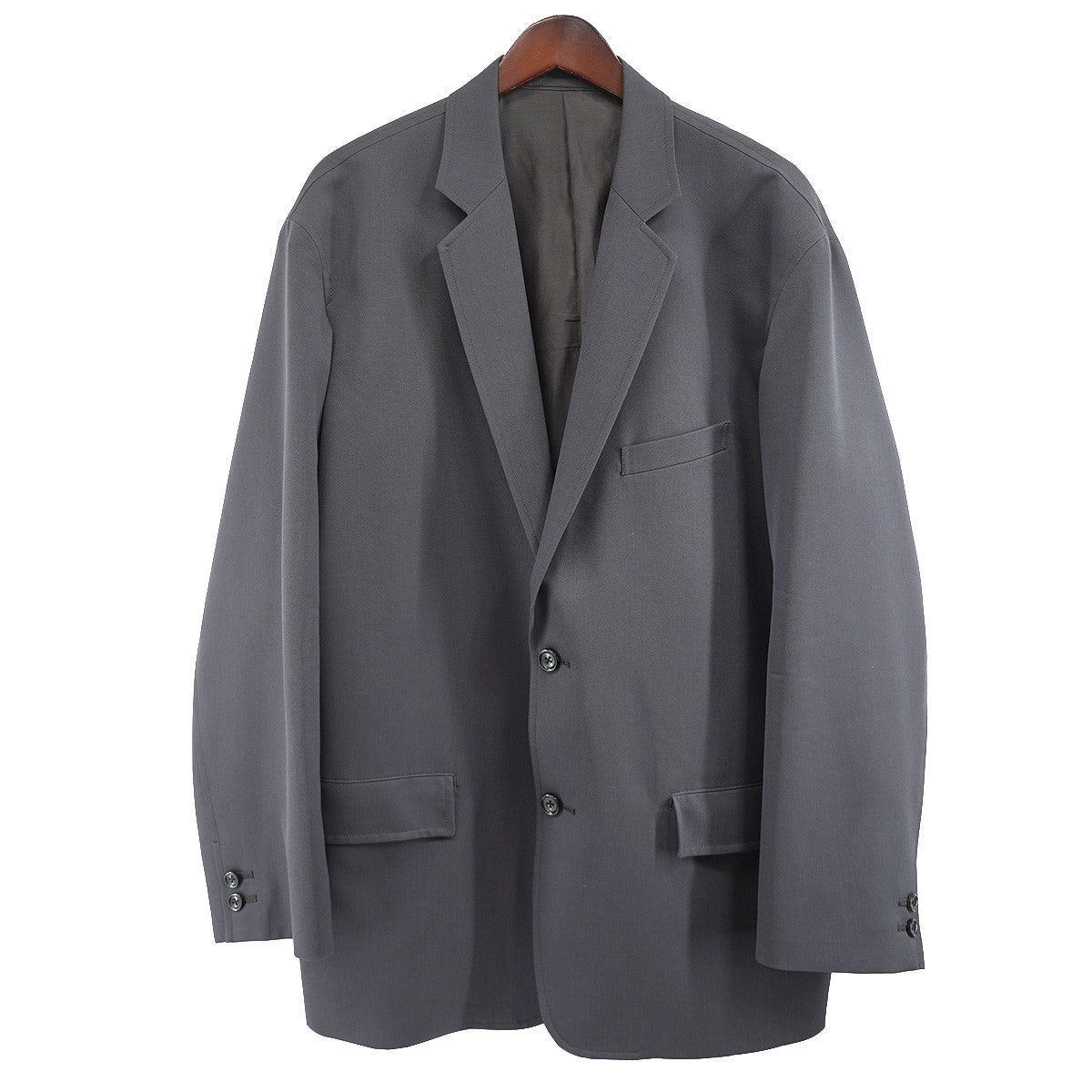 Graphpaper 25SS Scale Off Wool Jacket ／ Scale Off Wool Tapered Trousers セットアップスケールオフ ウールジャケット テーパード トラウザース パンツ 古着・中古-2枚目のアイテム画像