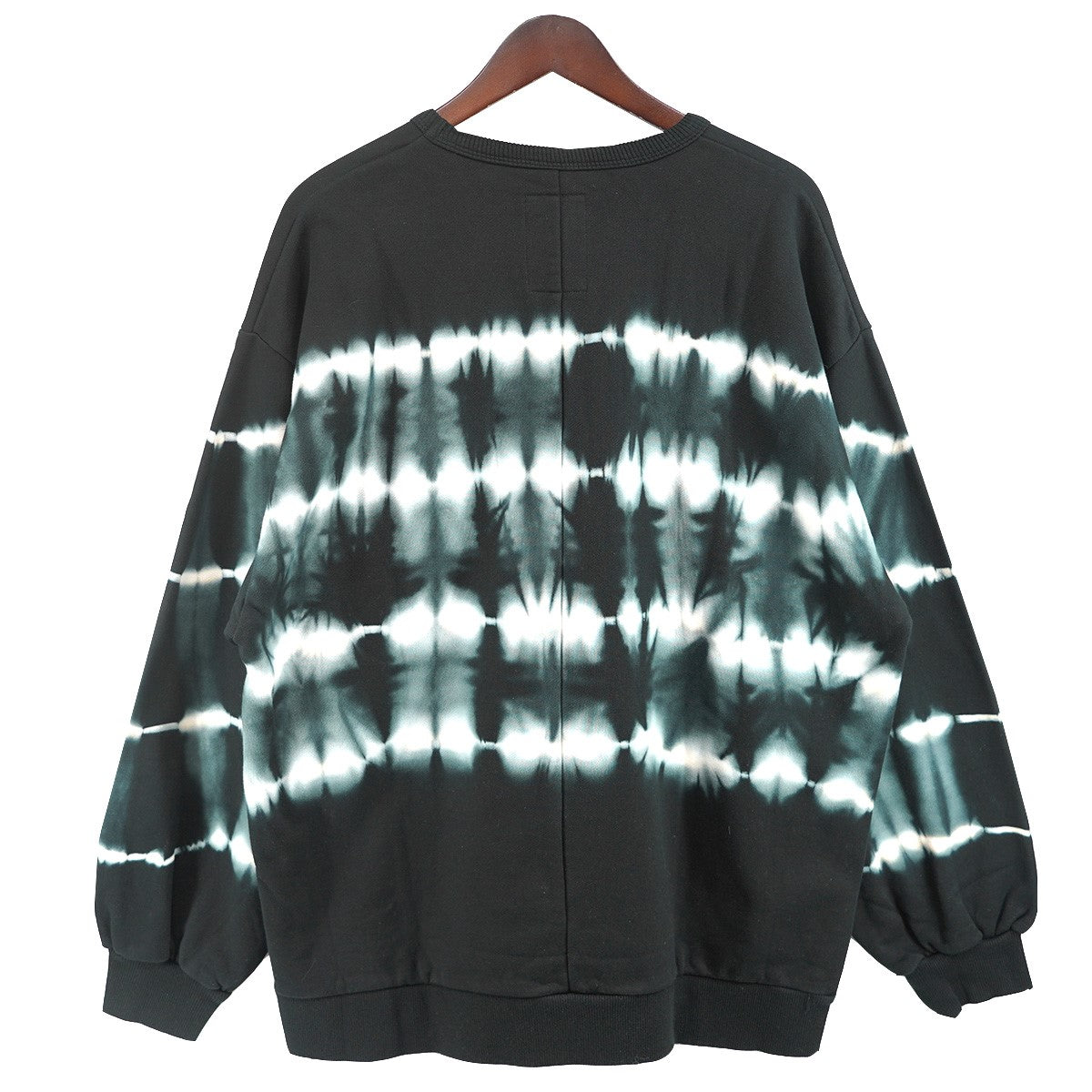 SHAREEF 23AW MELTED XII BIG SWEATボーダーデザイン クルーネック スウェット トレーナー 古着・中古-3枚目のアイテム画像
