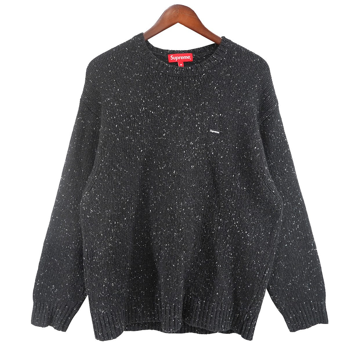 Supreme 22AW Small Box Speckle Sweaterスモール ボックス ロゴ スペックル ニット セーター 古着・中古-1枚目のアイテム画像